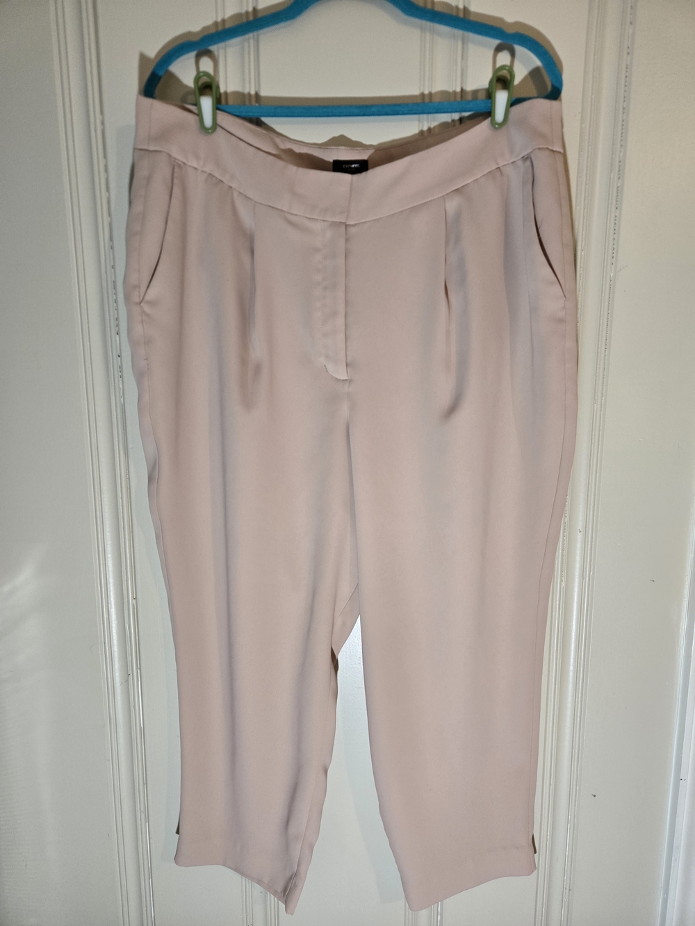 Stylist Super High Waisted Pleated Ankle Pant Ballet Pink